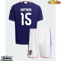 Japan Daichi Kamada #15 Replica Home Minikit World Cup 2026 Short Sleeve (+ pants)